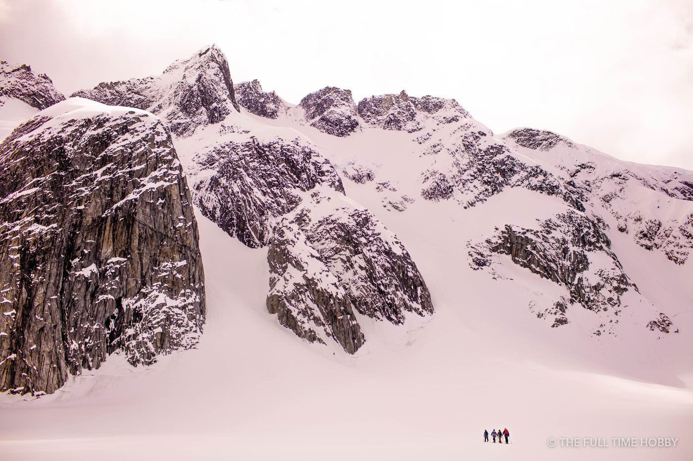 Alpine Camp Under Granite Peaks, Alaska