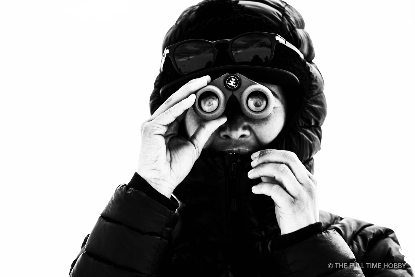 Binoculars in Black & White, Alaska