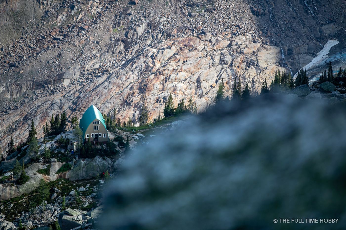 Blue Tent Under Granite, Bugaboo Provincial Park, BC