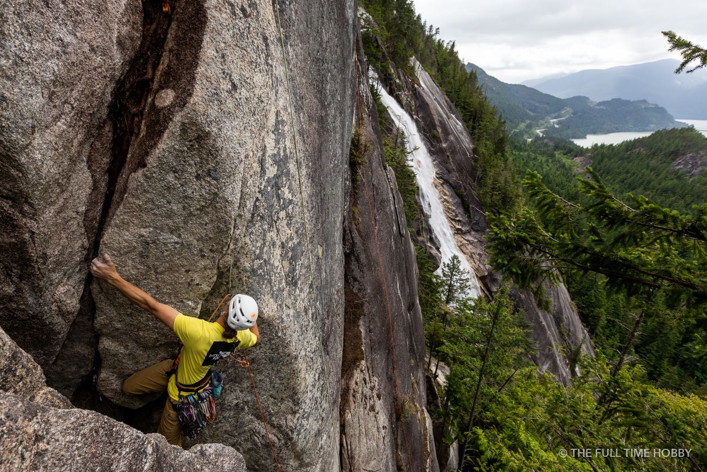 Climbing Beside Shannon Falls, Zen Garden, near Shannon Falls, Squamish, BC