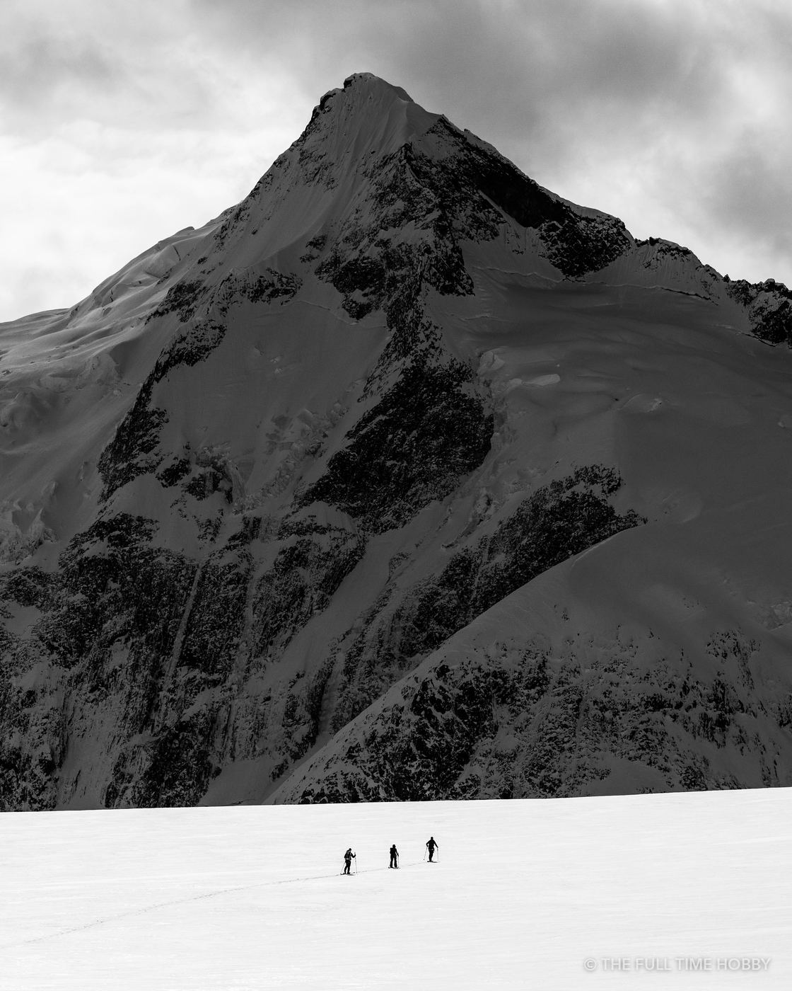 Dark Peak in Black & White, Alaska