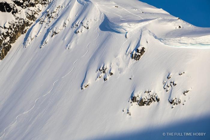 Glacier Slope in Sunlight, Alaska