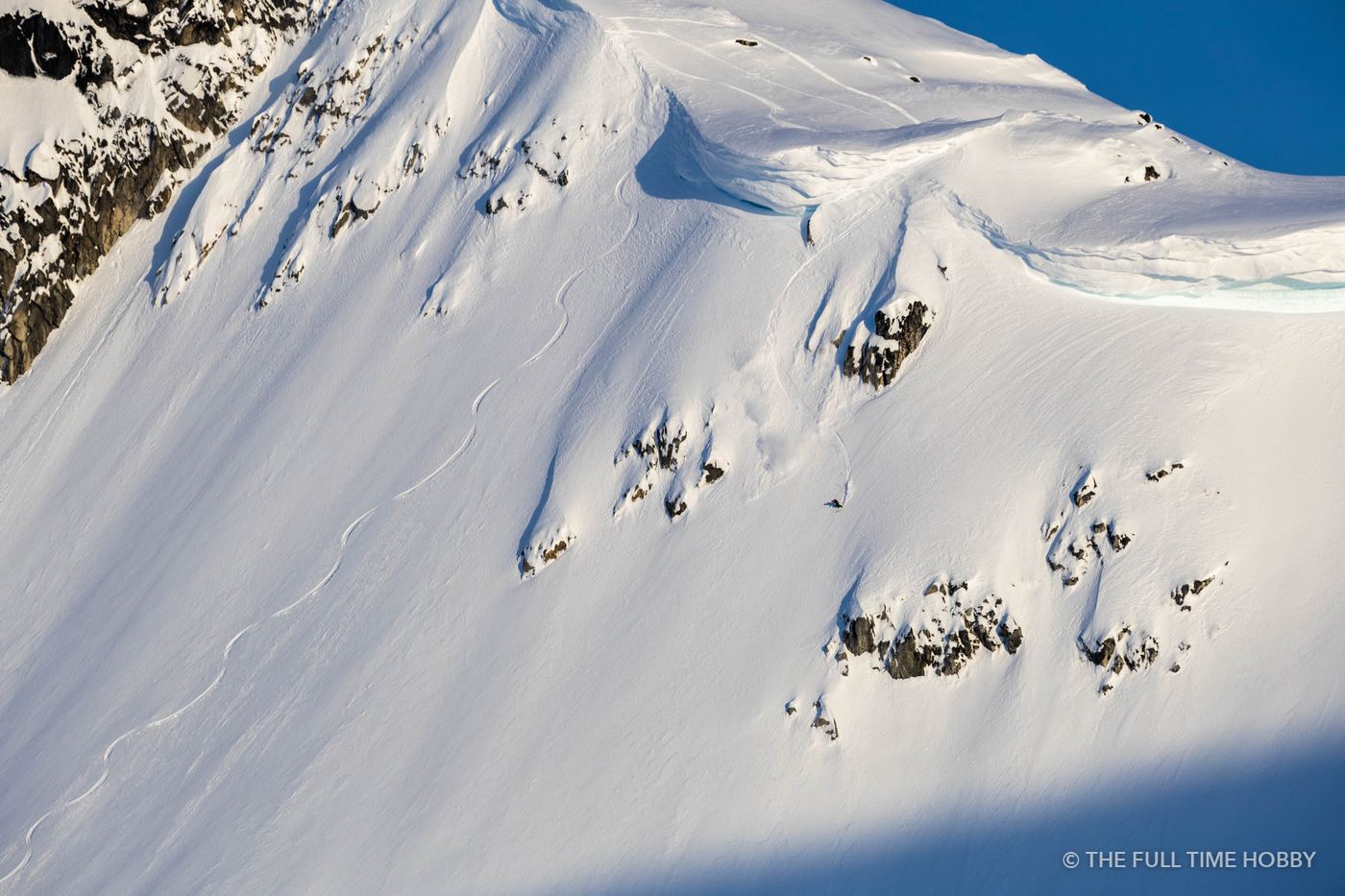 Glacier Slope in Sunlight, Alaska