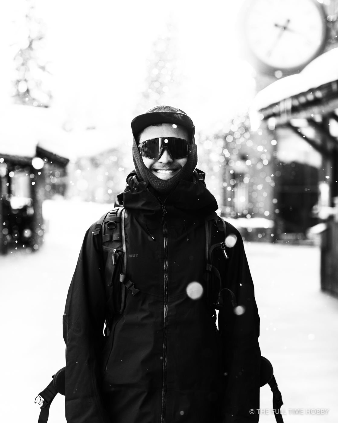 Goggles in the Snowfall, Jackson, Wyoming