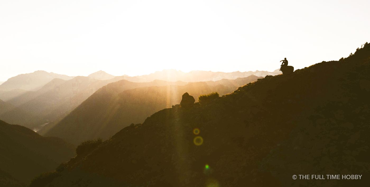 Golden Hills at Sunset, Jim Haberl Hut, Tantalus Range, BC