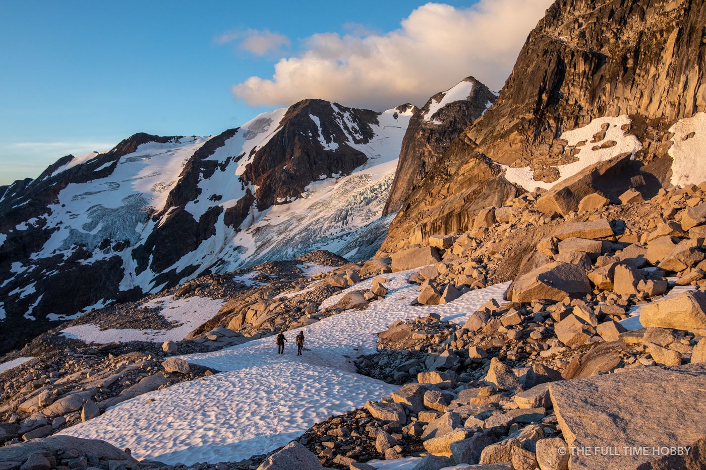 Golden Light on Alpine Rock, Bugaboo Provincial Park, BC