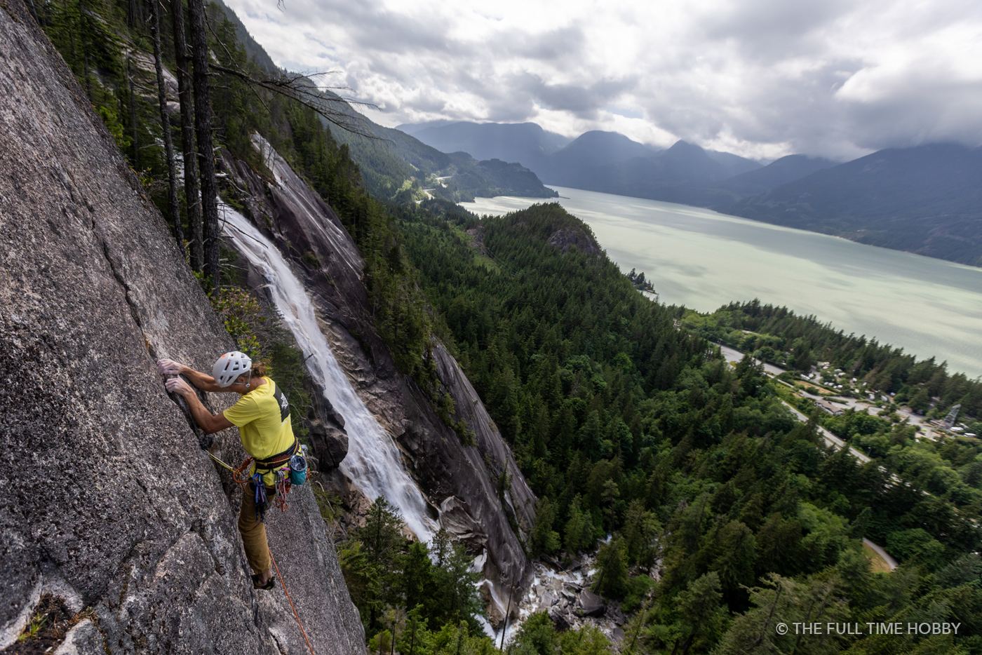 Granite Slab and the Sound, Zen Garden, near Shannon Falls, Squamish, BC