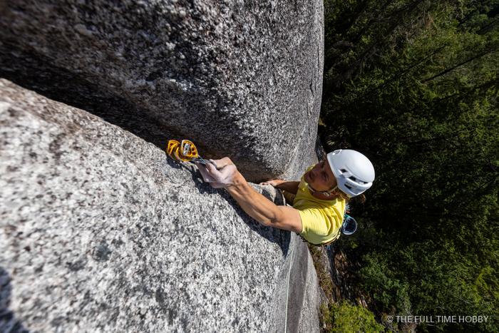 Hand Jam From Above, Zen Garden, near Shannon Falls, Squamish, BC