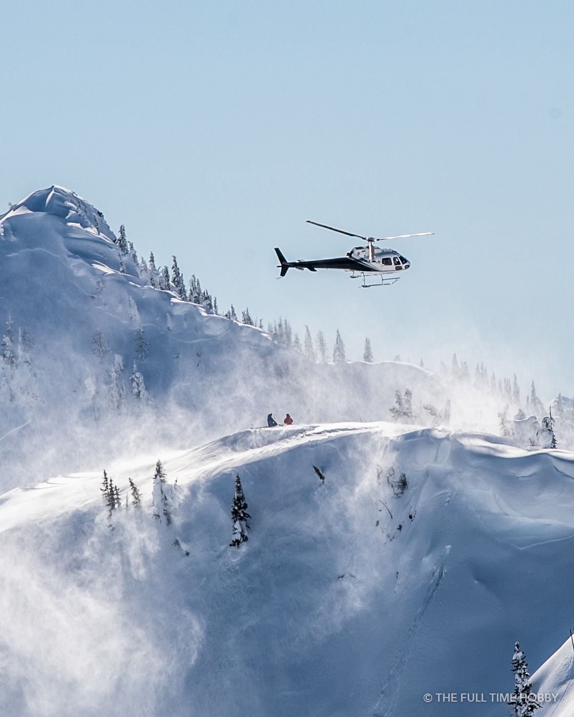 Heli Skiing Drop-Off, Stellar Heli Skiing, BC