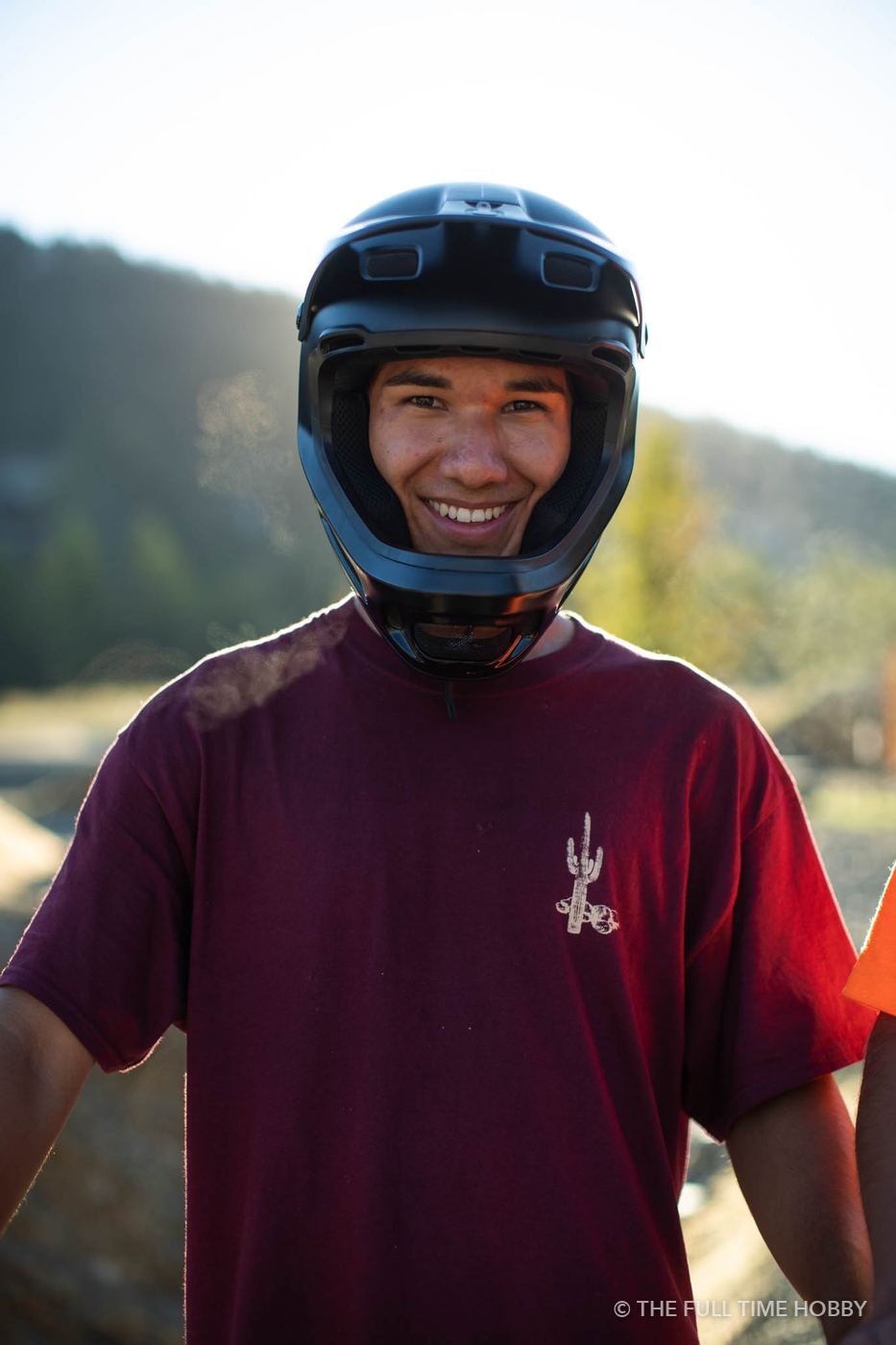 Helmet Smile Close-Up, Whistler, Pemberton and Squamish, BC
