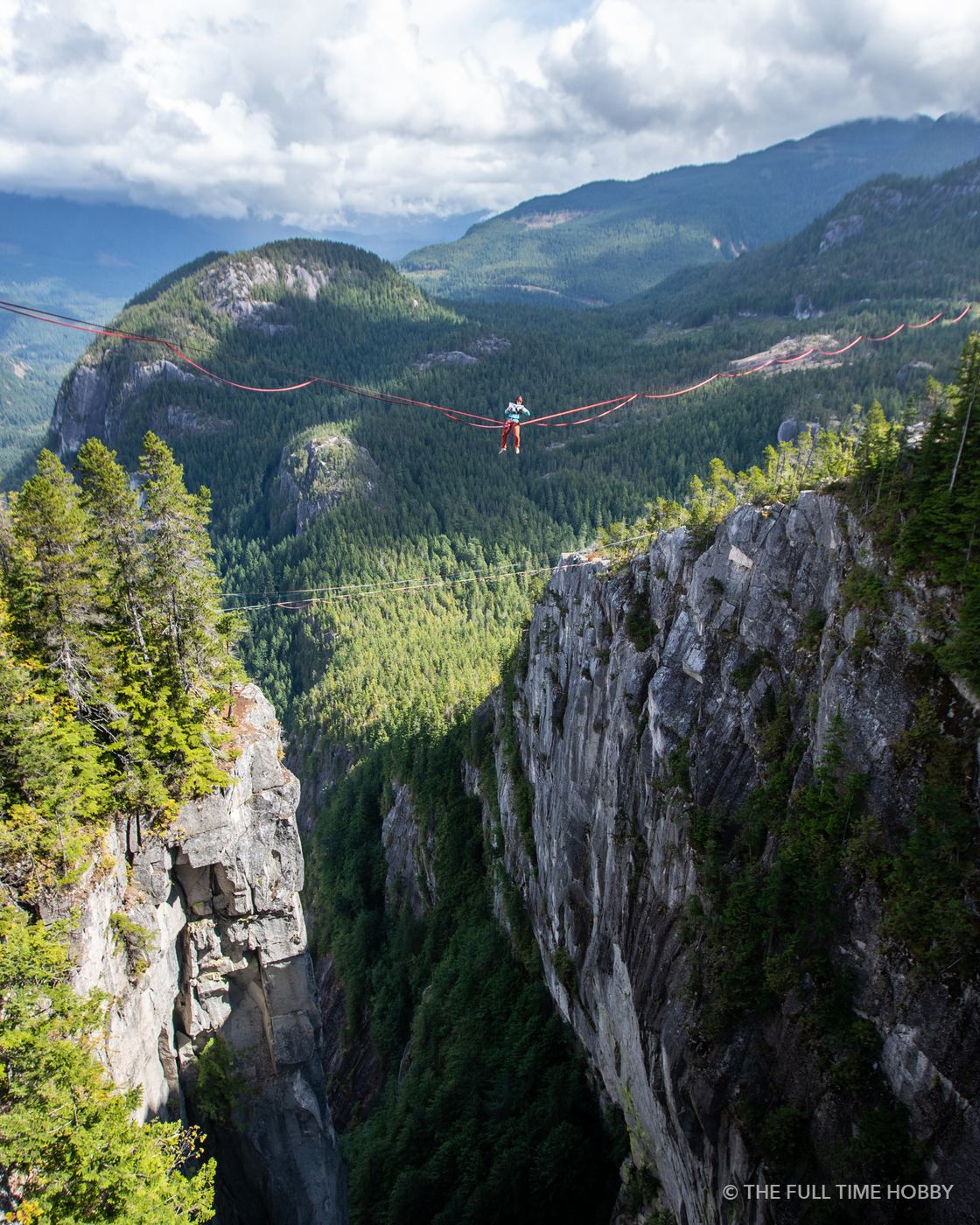 Highline Over the Canyon, Top of the Stawamus Chief, Squamish, BC