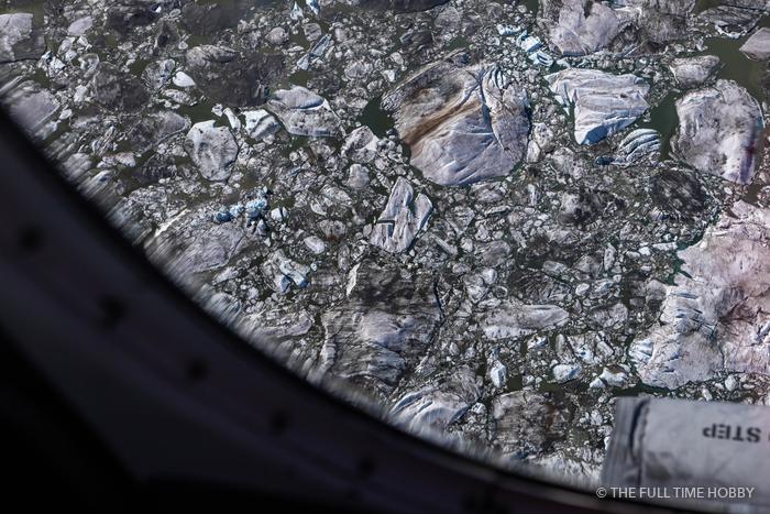 Ice Field Through the Window, Alaska