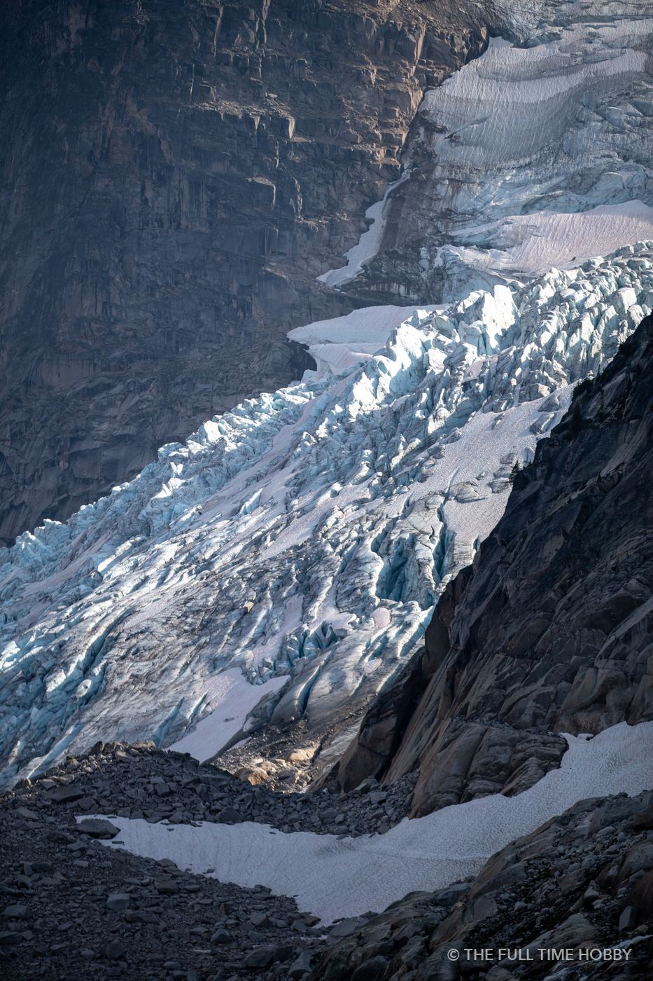 Icefall From Above, Bugaboo Provincial Park, BC