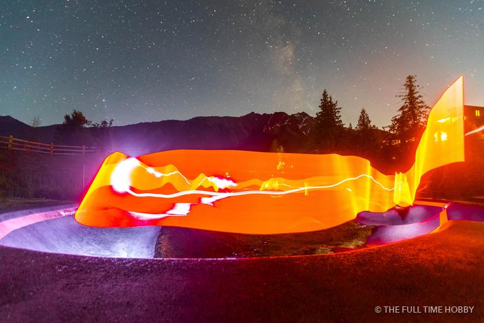 Light Painting Under the Milky Way &mdash; stock photo by Jeremy Allen