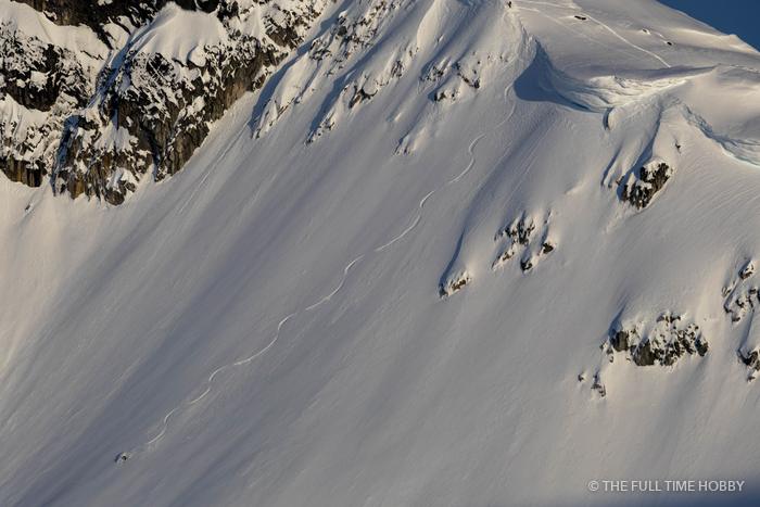 Lines on the Glacier Face, Alaska