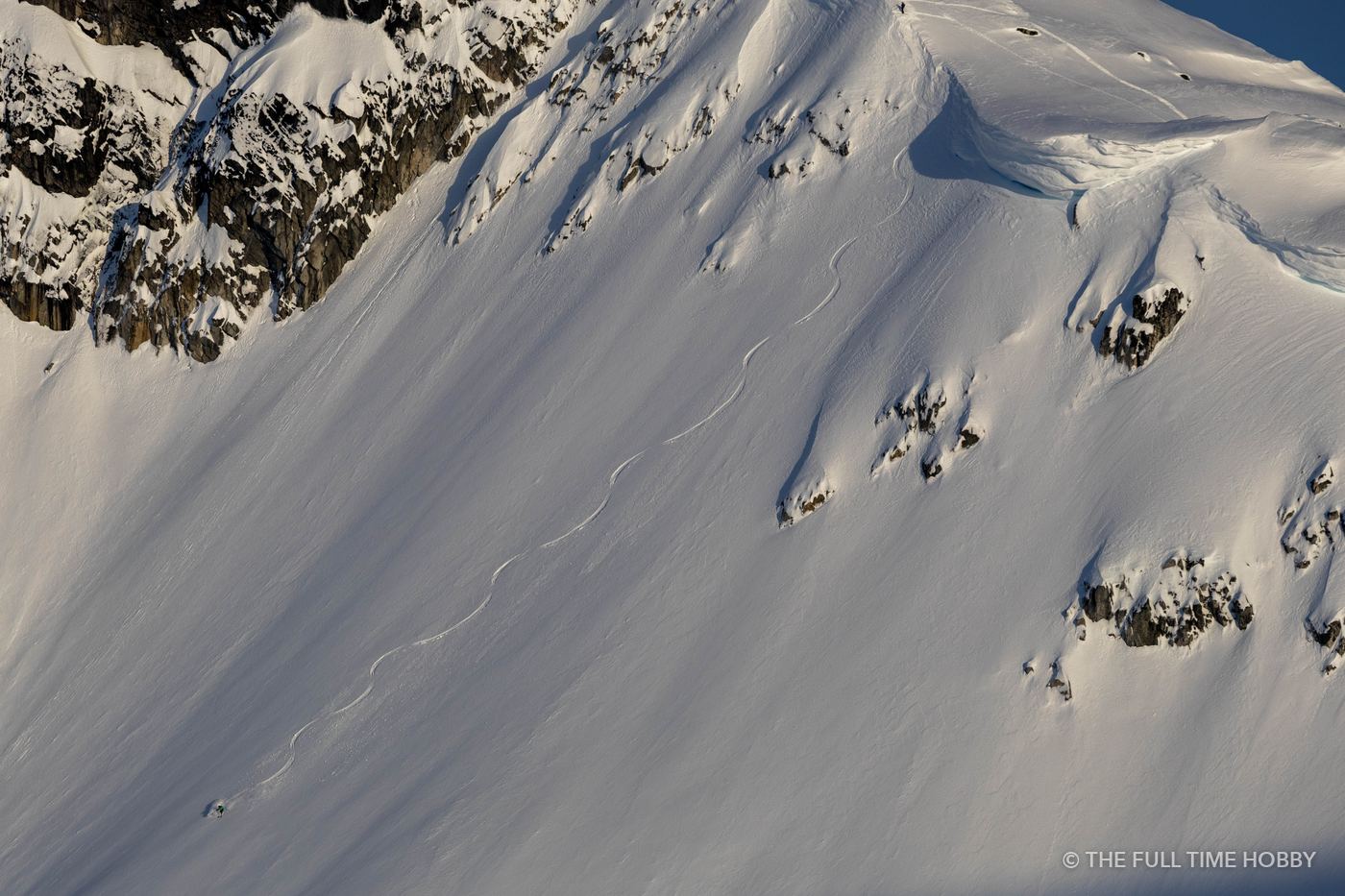 Lines on the Glacier Face, Alaska