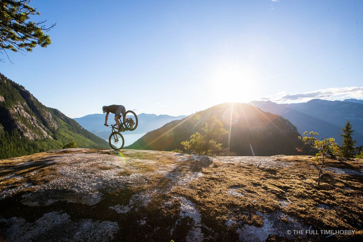 Rider on the Slab, Sunburst, Squamish, BC