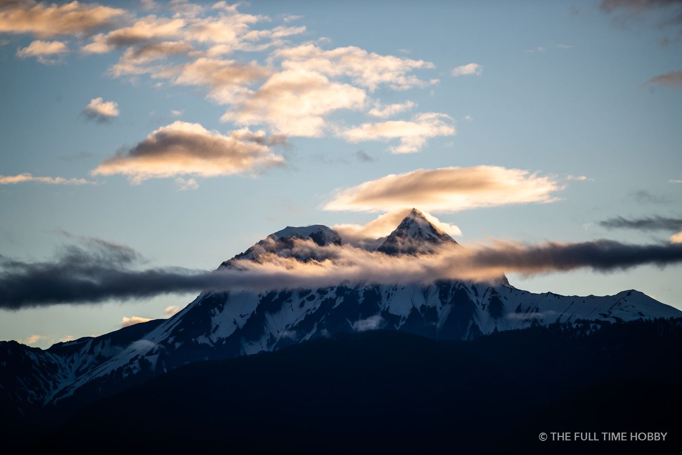 Peak Above the Clouds, Squamish Estuary, Squamish, BC