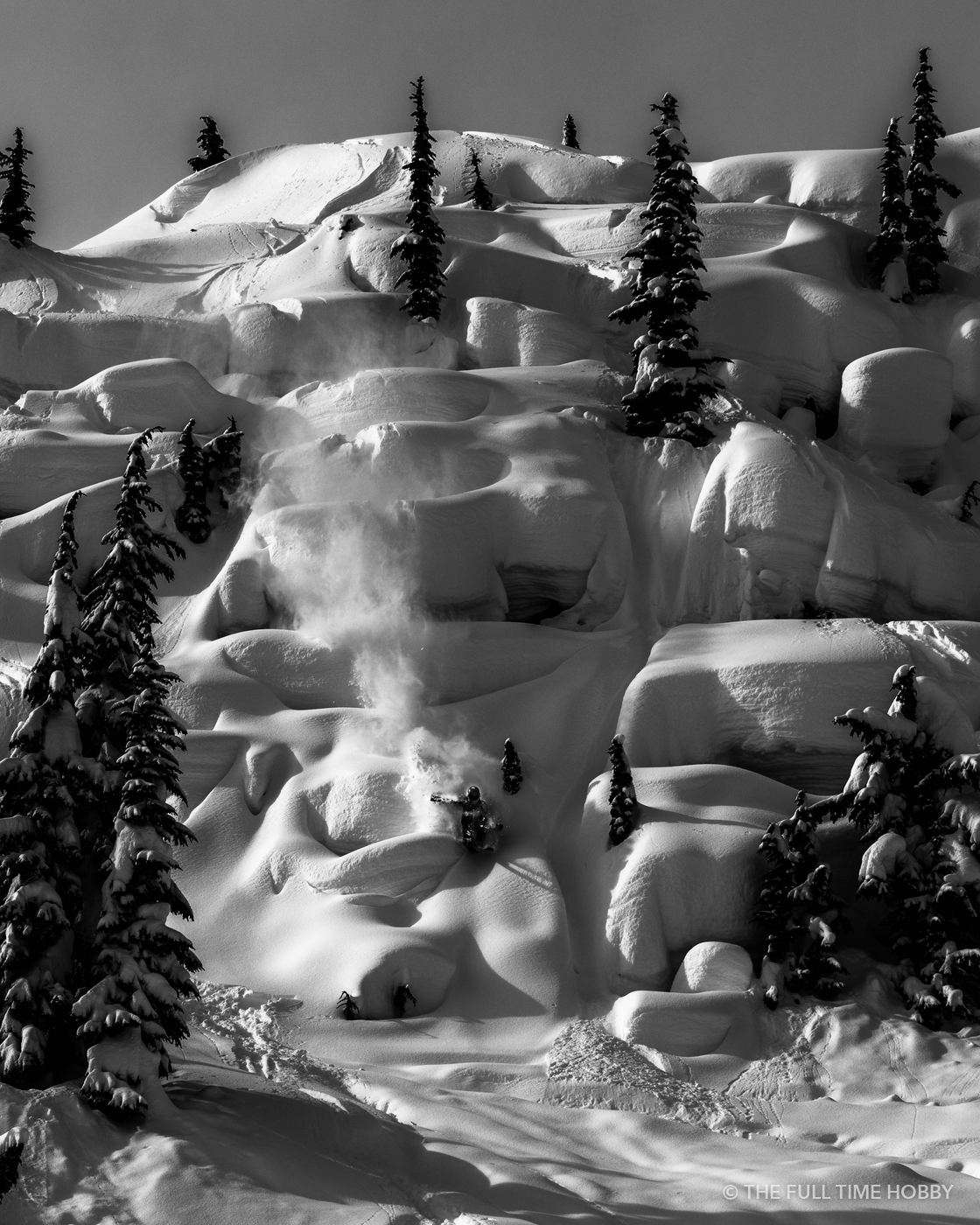 Pillow Field in Monochrome, Whistler, BC