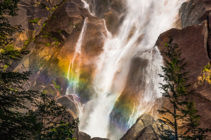 Rainbow Waterfall &mdash; stock photo by Jeremy Allen