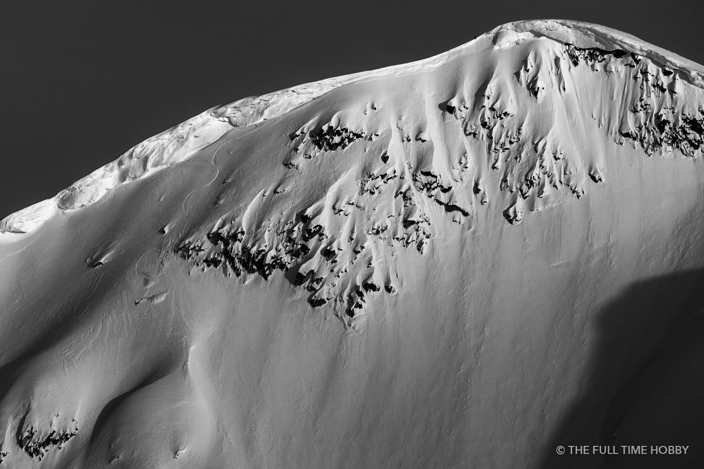 Rounded Snow Summit, Alaska