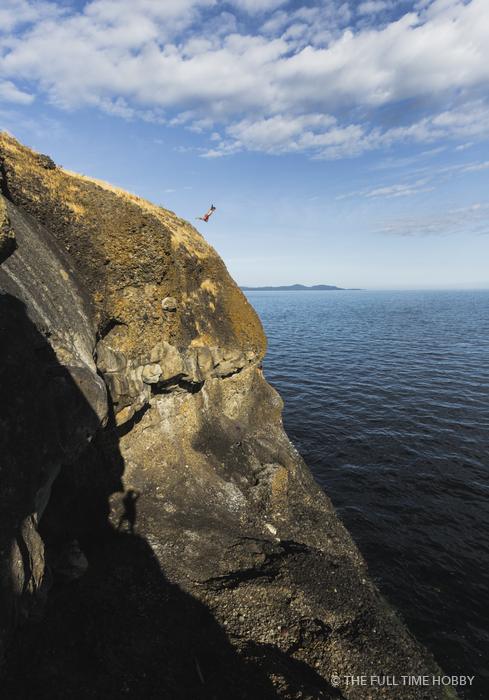 Sea Cliff Above a Calm Ocean, Oregon Coast, Oregon