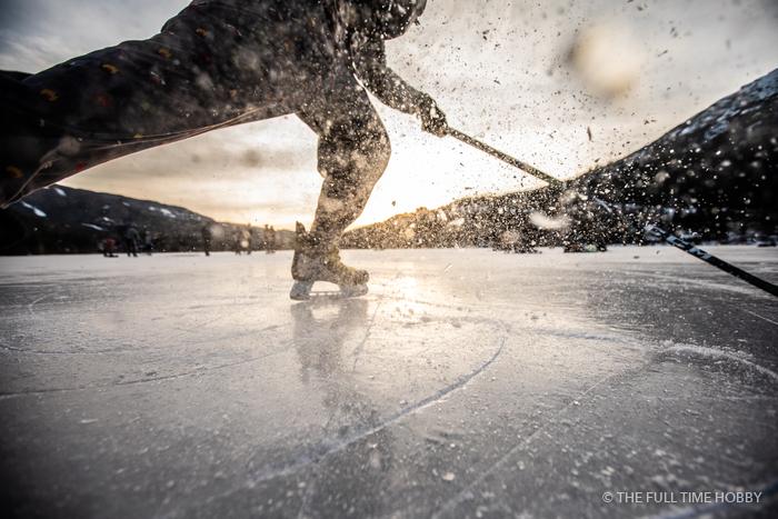 Skating on Black Ice, Alta Lake, Whistler, BC