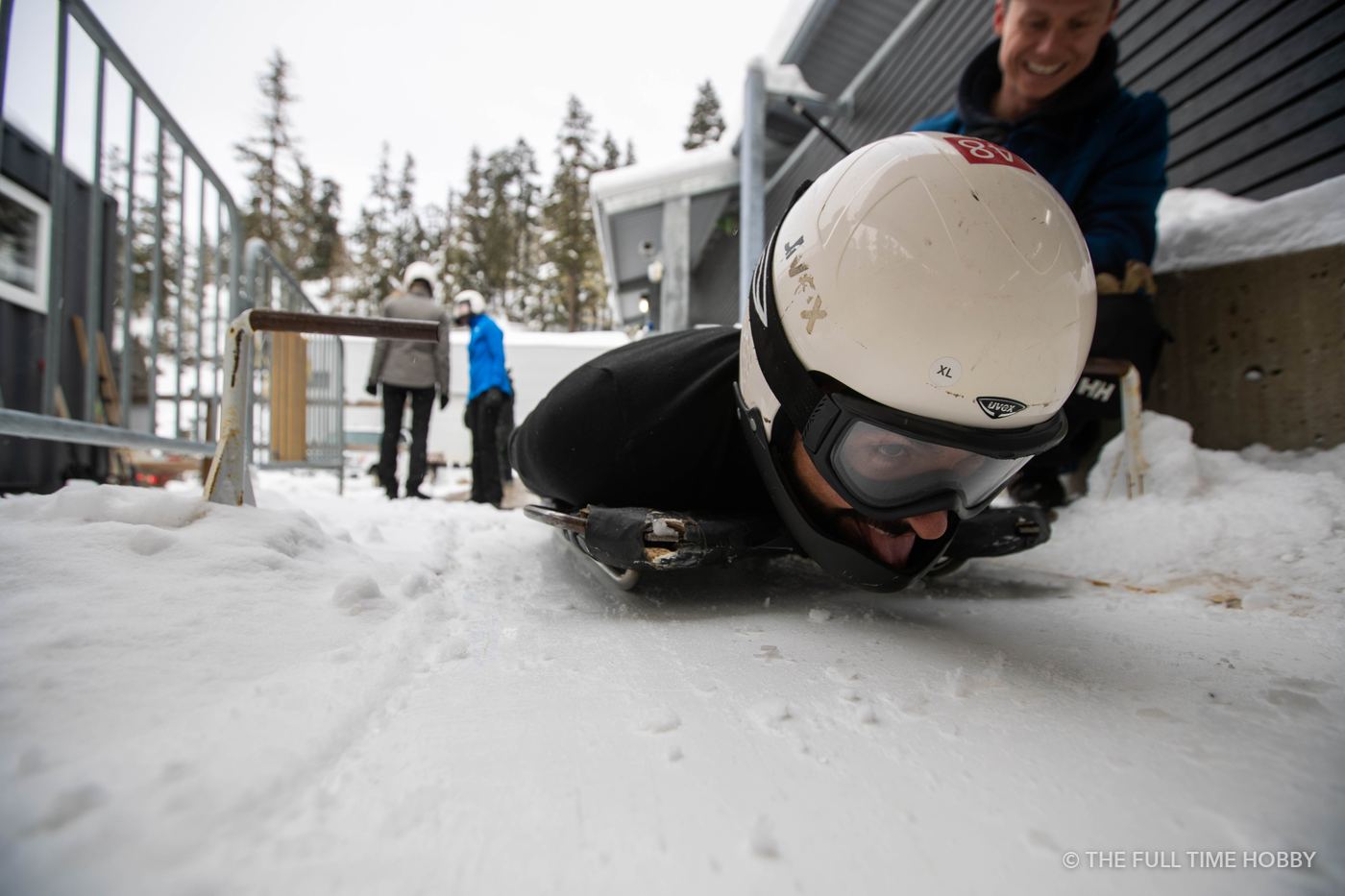 Sledding Head First