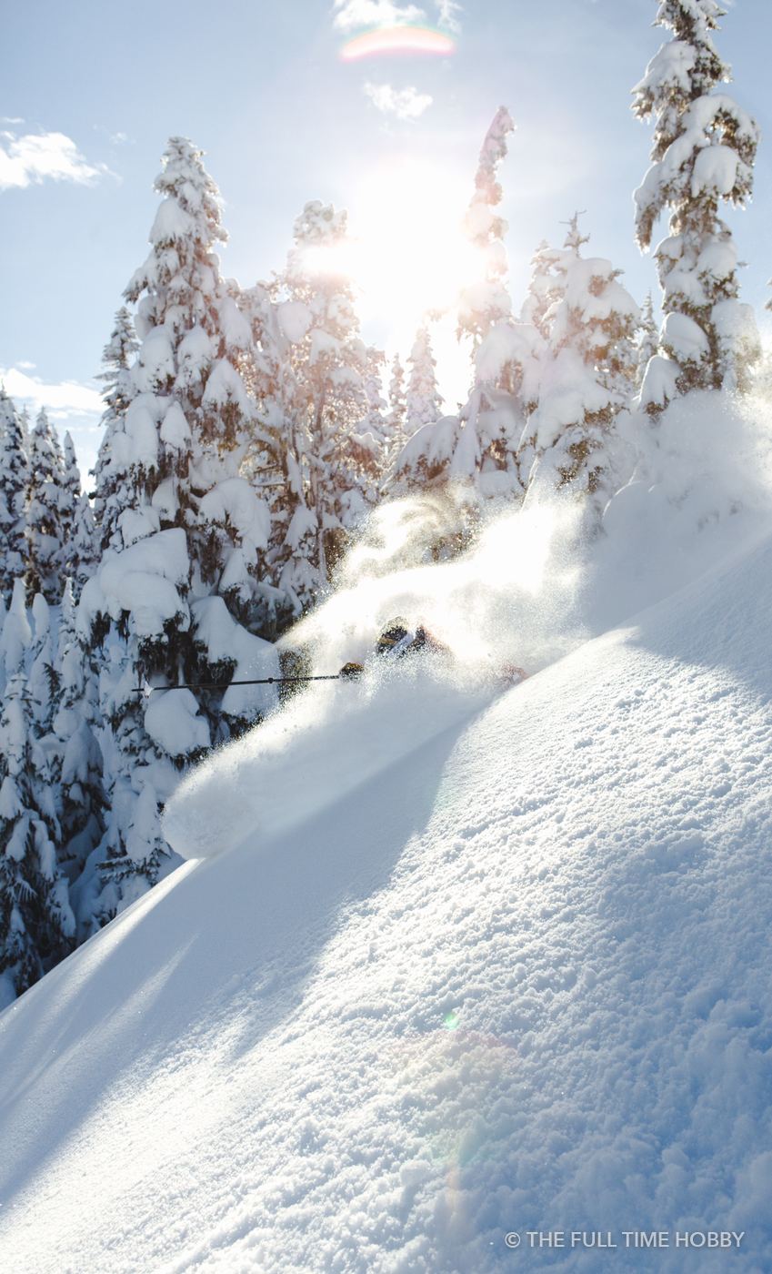 Snow-Loaded Ridge, Blackcomb Mountain, Whistler Blackcomb, BC