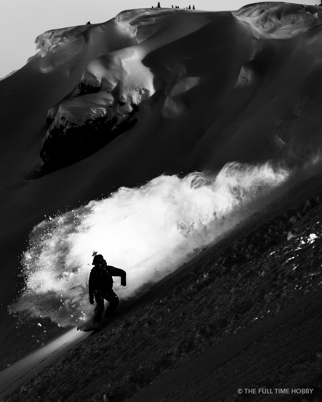Snowboarder in the Cloud, Whistler, BC