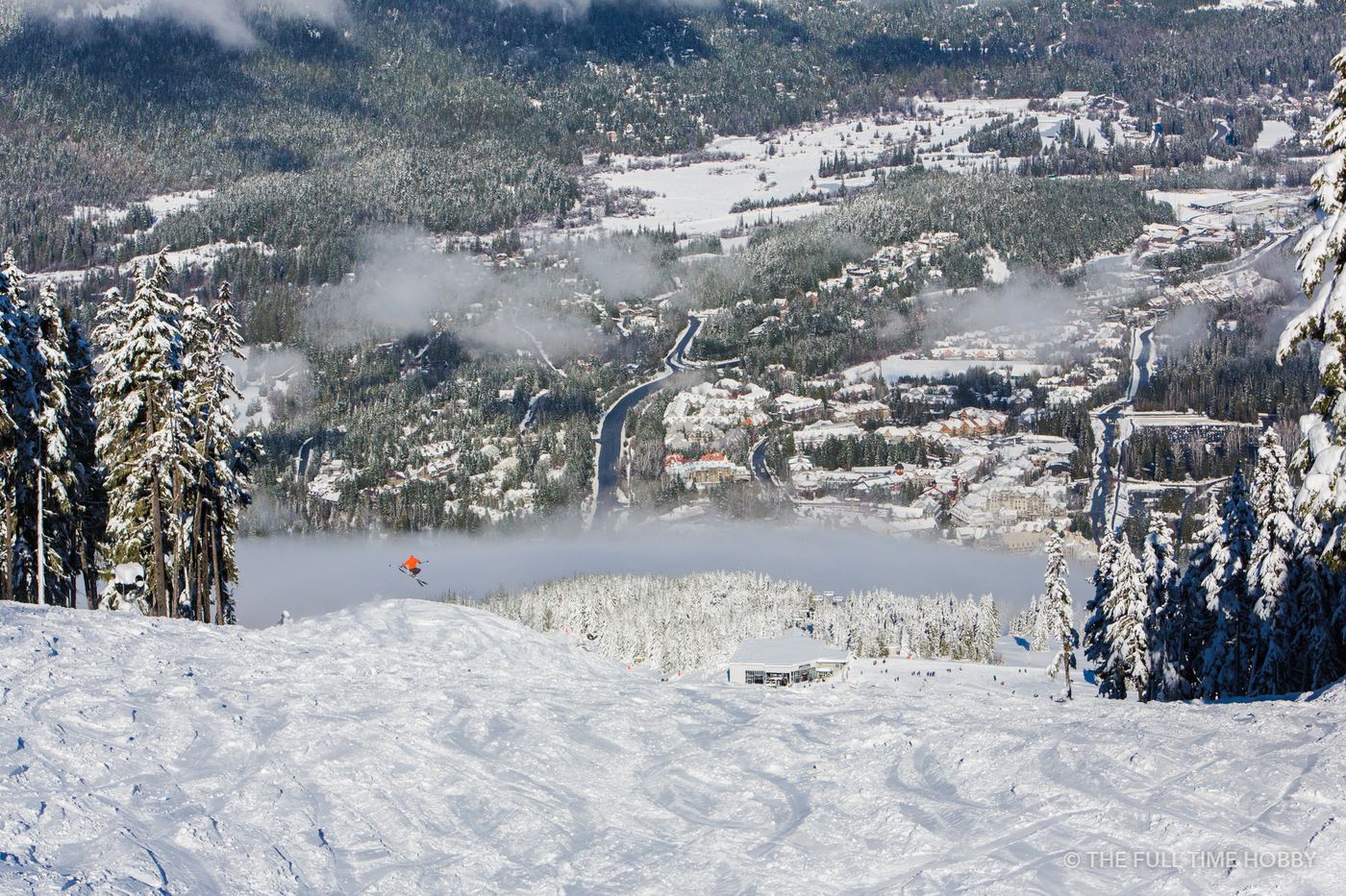 Snowy Basin Above the Valley, Blackcomb Mountain, Whistler Blackcomb, BC