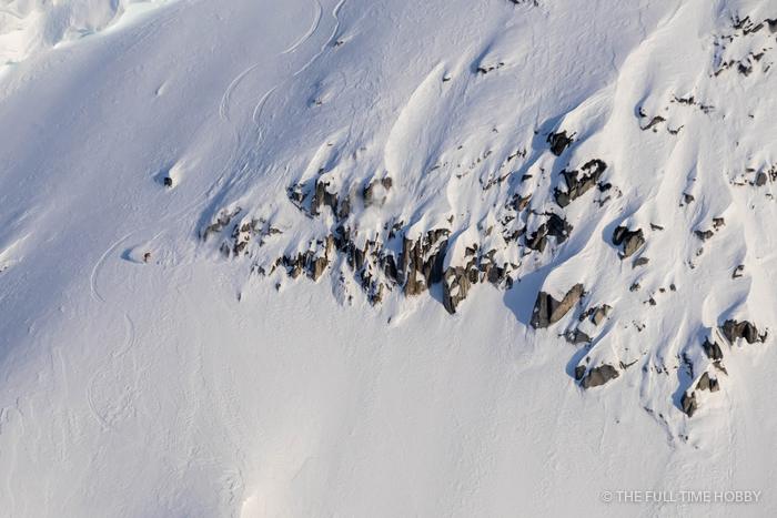 Spine Lines on a Big Face, Alaska