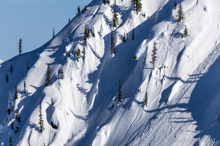 Spine Wall, Mike Wiegele Helicopter Skiing, Blue River, BC