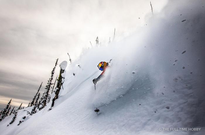 Steep Powder Turn, Revelstoke, BC