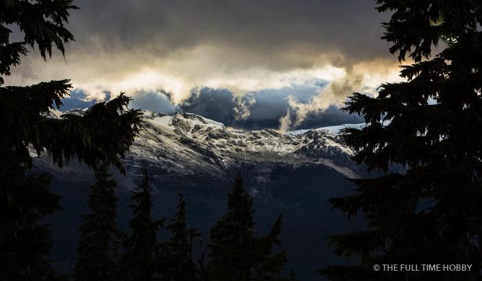 Sunset Over a Cloud-Capped Range, Callaghan Valley, Whistler, BC