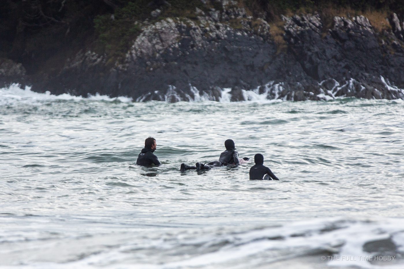Surfers Waiting for a Set, Tofino, BC
