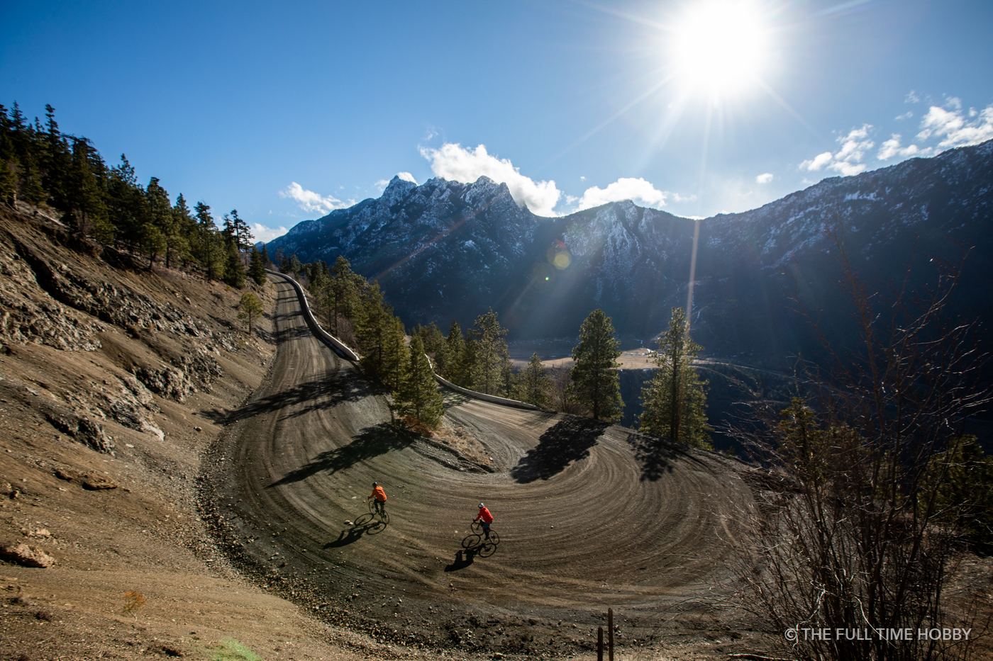 Switchback Road Into the Mountains, Lillooet, BC