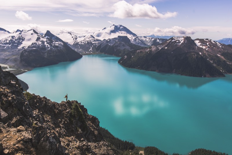 Turquoise Alpine Lake, Sea to Sky &mdash; stock photo by Jeremy Allen