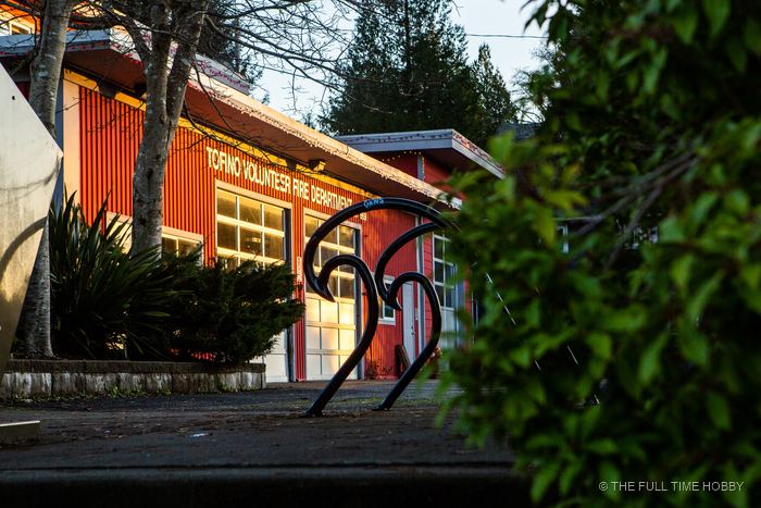 Wave Bike Rack at the Fire Hall, Tofino, BC