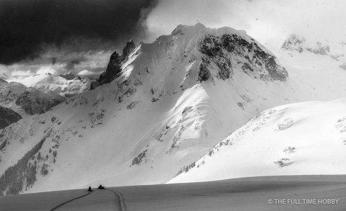 Winter Peak, Monochrome, Brandywine Mountain, BC